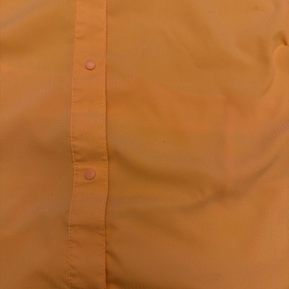 Columbia PFG Omnishade Women’s 3X Short Sleeve Orange Shirt - Picture 11 of 15